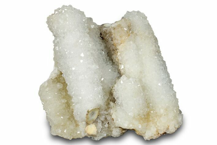 Sparkling Quartz Chalcedony Stalactite Formation - India #274728